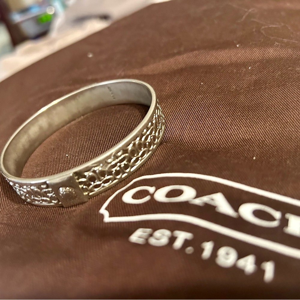 💗💗💗Coach Silver Bracelet